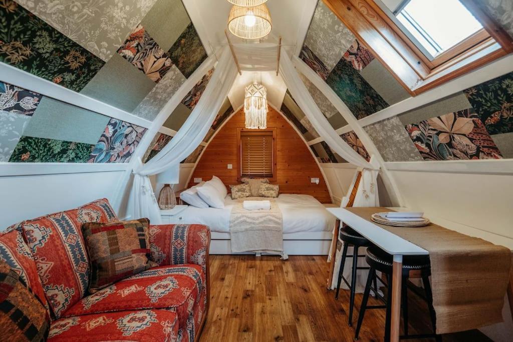 Robin Nest - Cosy Shepherd'S Hut Hideaway Callington Ngoại thất bức ảnh